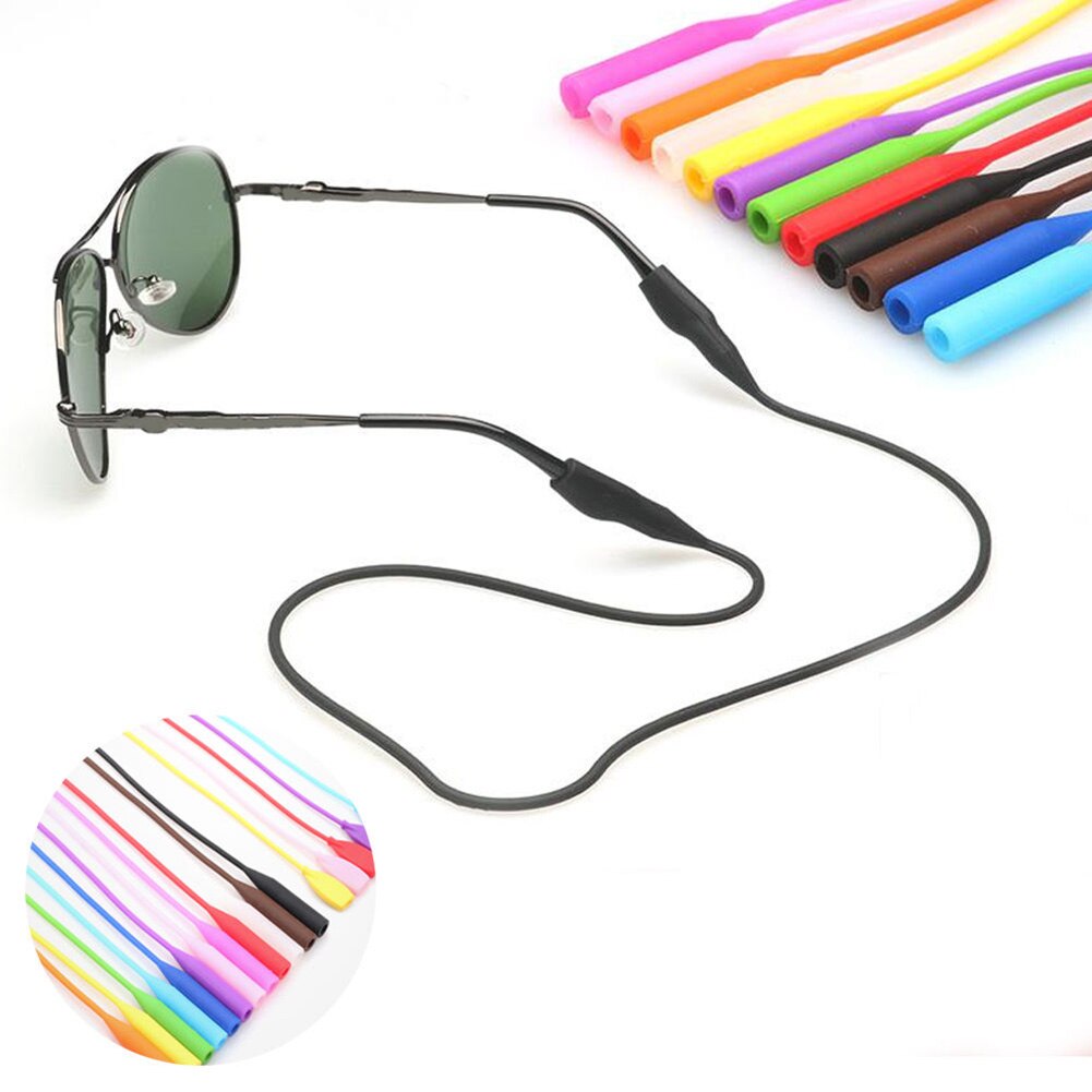 1 Pc Elastische Siliconen Brillen Bandjes Zonnebril Keten Sport Anti-Slip String Bril Touwen Band Koord Holde
