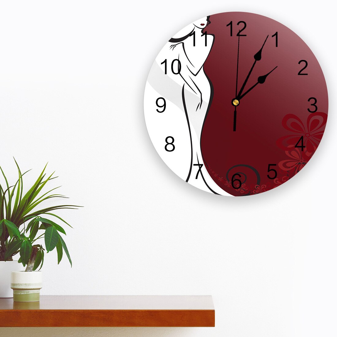 Vangold Modern Design Gigantische 3D Wandslinger Wandklok voor Slaapkamer Keuken Kantoor Hotel Gift