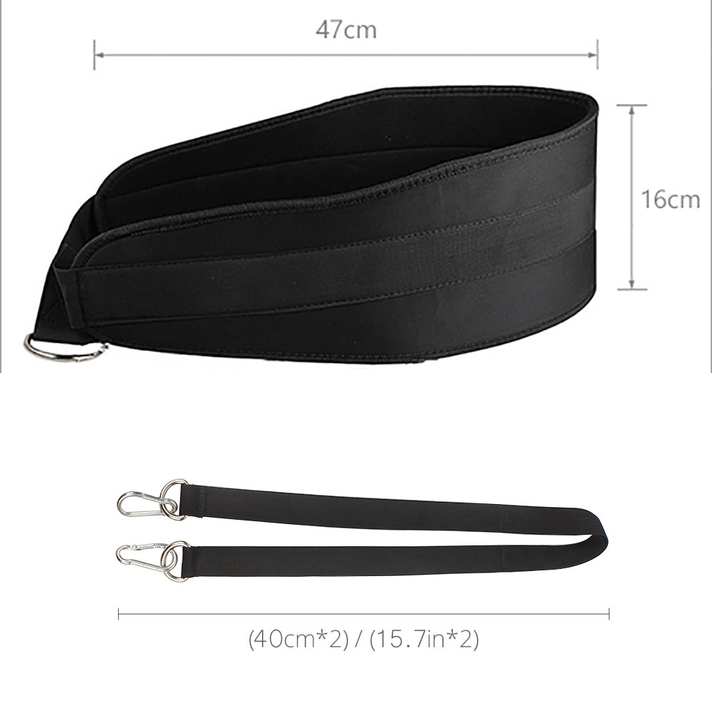 ALBREDA Fitness Equipment Dip Belt Weight Lifting Gym Waist Strength Training Power Building Dipping Chain Pull Up
