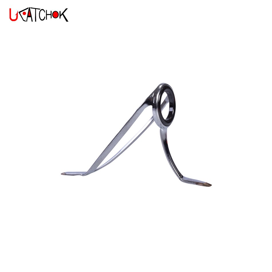 8pcs/kit Surf Rod Guides Boat Rod Guides Rings CR bracket imported SIC enhanced super hard stainless steel frame DIY Rod guide