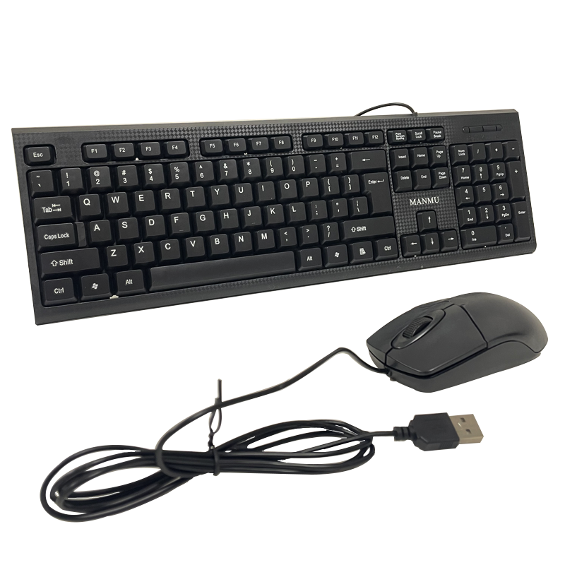 Manmu usb wired gaming keyboard and mouse, mouse keyboard, office keyboard and mouse combo