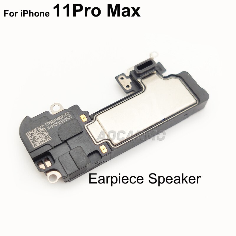 Aocarmo pour iPhone 11 Pro Max haut-parleur d'oreille haut-parleur haut-parleur haut-parleur sonnerie pièce de rechange: Earpiece