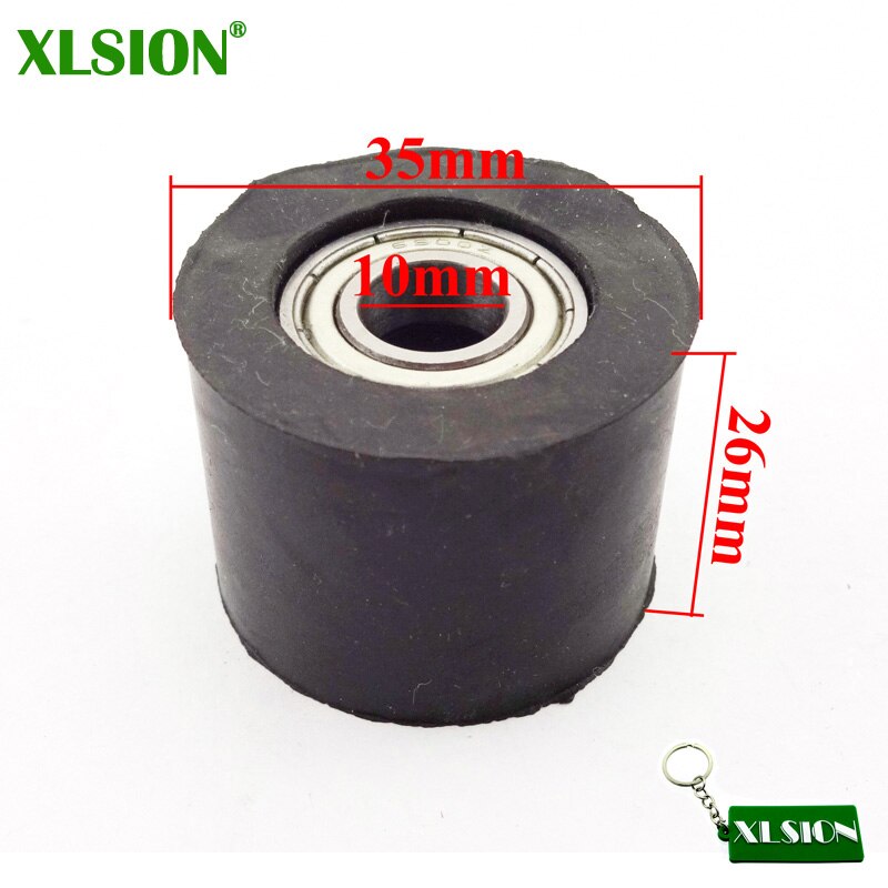 XLSION-polea de rueda de rodillo de cadena de guía Universal, 10mm, para Dirt Bike ATV Quad motorizada de 50-160cc
