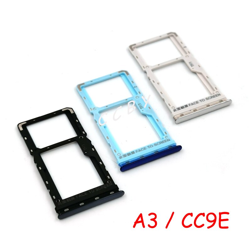 Voor Xiaomi Mi A3 / CC9E Sim Card Tray Slot Houder Socket Vervangende Onderdelen