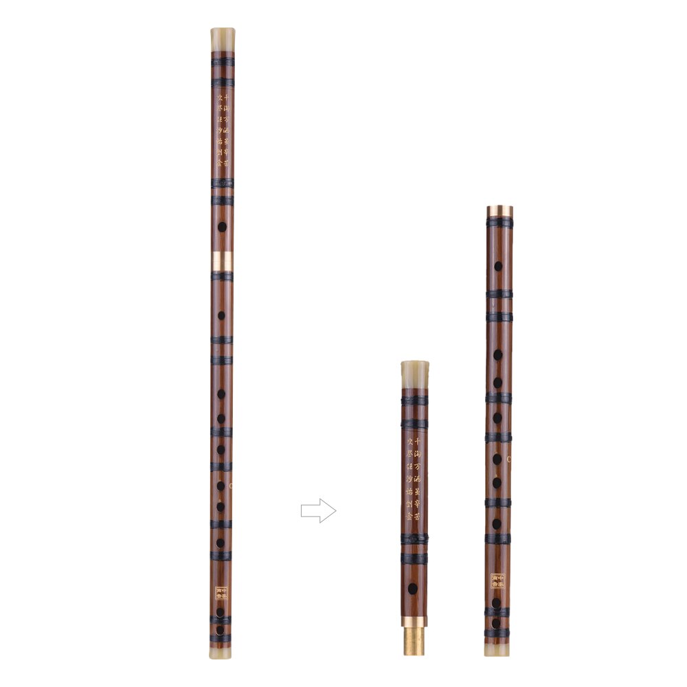 Dizi Flöte - Traditionelles Chinesisches Bambusinstrument - Anfängerfreundlich - C, D, G Tonoptionen