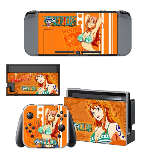 One Piece Sticker Nintendoswitch Skin Nintend Switch Vinilo Skin Sticker Decal for Nintendo Switch NS Console Joy-con Controller: YSNS0691