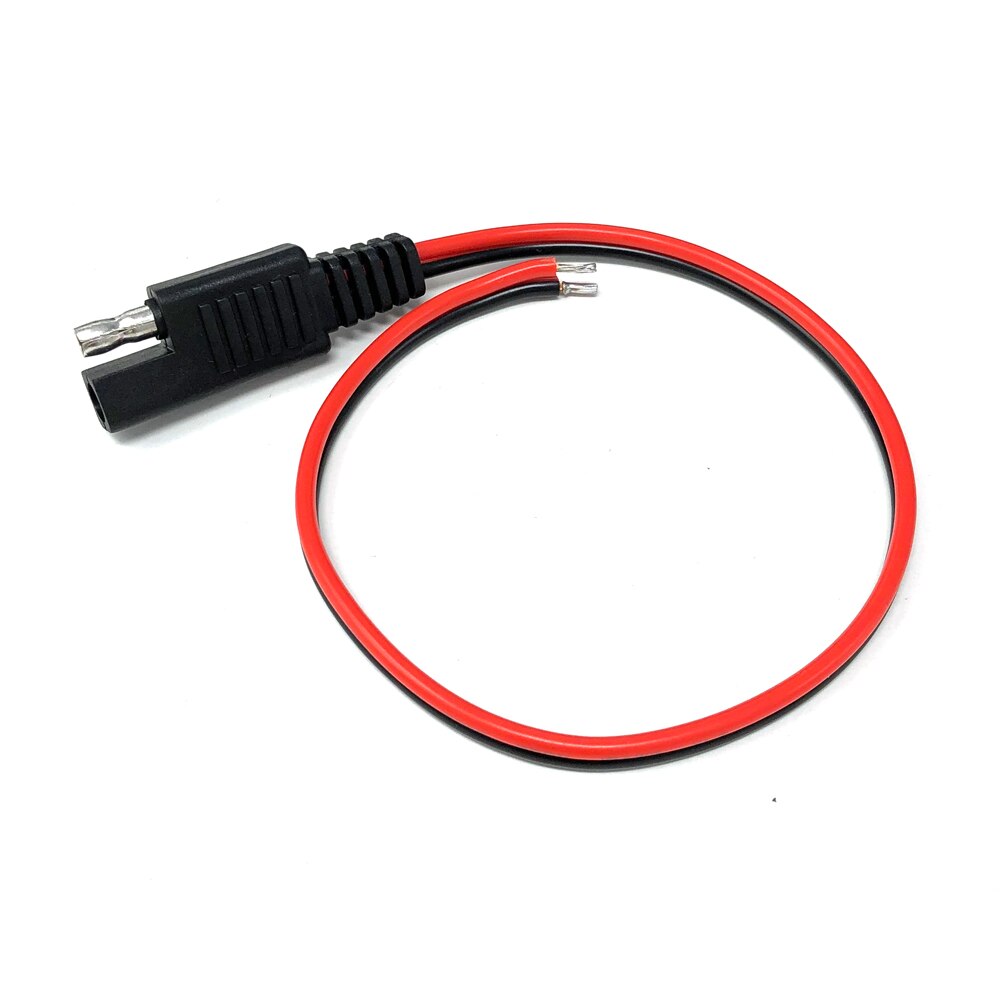 DIY 3PCS SAE Power Extension Cable 18AWG 30cm Solar Battery Quick Disconnect SAE Connection Lead For Motorcycle, Car, Tractor
