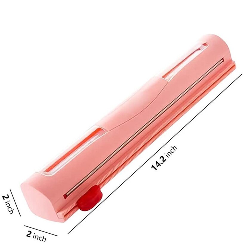 Wrap dispenser plast mat färskhet wrap cutter folie film dispenser plast vass fräs förvaringshållare kökstillbehör