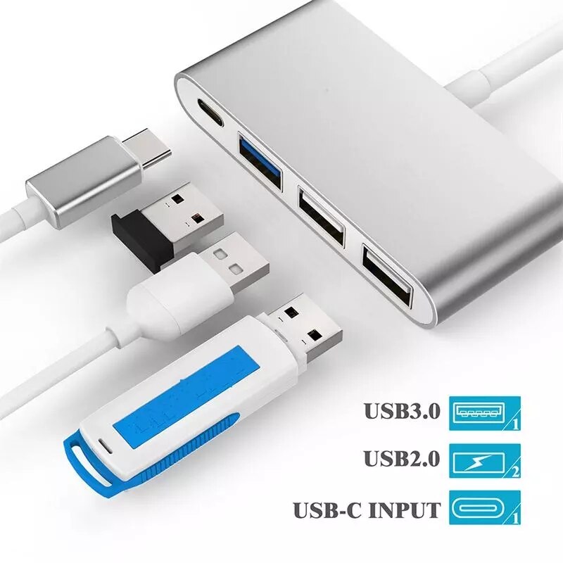 Usb tipo c 4 portas hub adaptador pd usb 3.0 usb 2.0 multiport usb divisor 5gbps super velocidade transferência de dados hub par