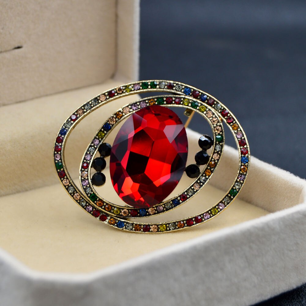 Cindy xiang vintage ovil broches para as mulheres de cristal bonito brilhante casaco pino moda jóias novo design alta qualidade