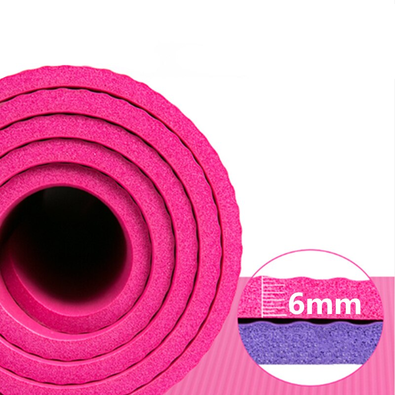 6MM Thick EVA Comfort Foam Non-slip Folding Yoga Mat for Gym Fitness Mat Pilates Supplies for Beginners
