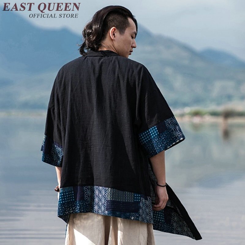 Traditionele Chinese Kleding Voor Mannen Chinese Tang Kostuum Mannelijke Oosterse Mens Kleding Chinese Kungfu Top Oude Kostuum Kk014