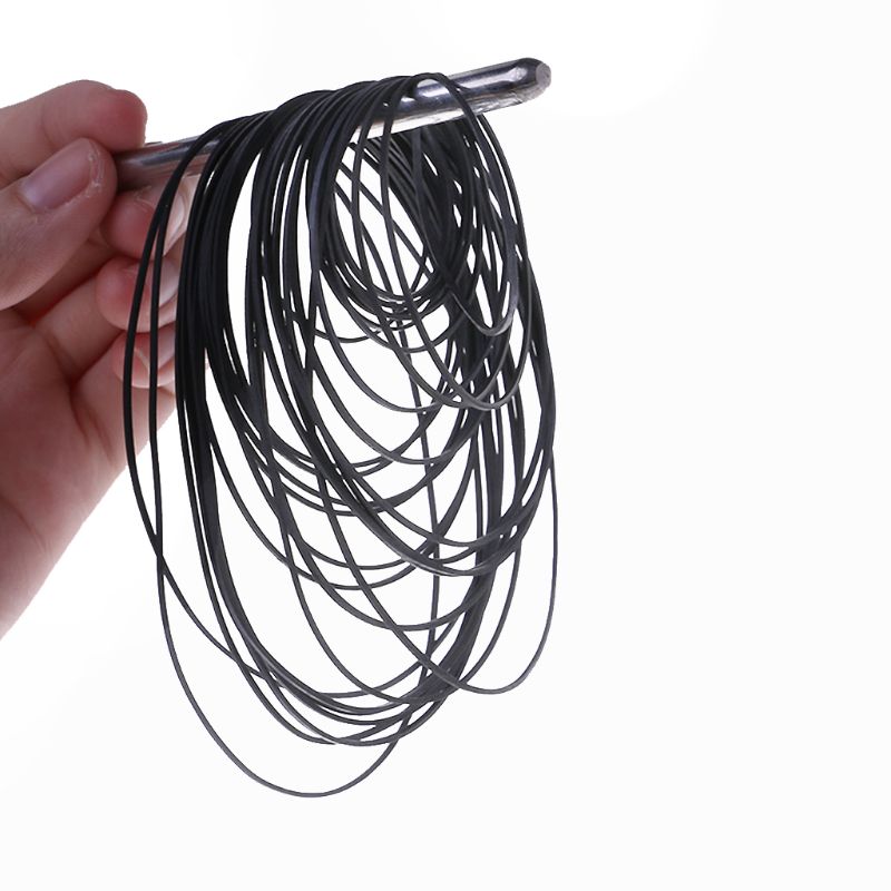 1mm width 45-130MM Mix Cassette Tape Machine Belt Assorted Common Square Rubber Belt for Recorders Walkman DVD Drive