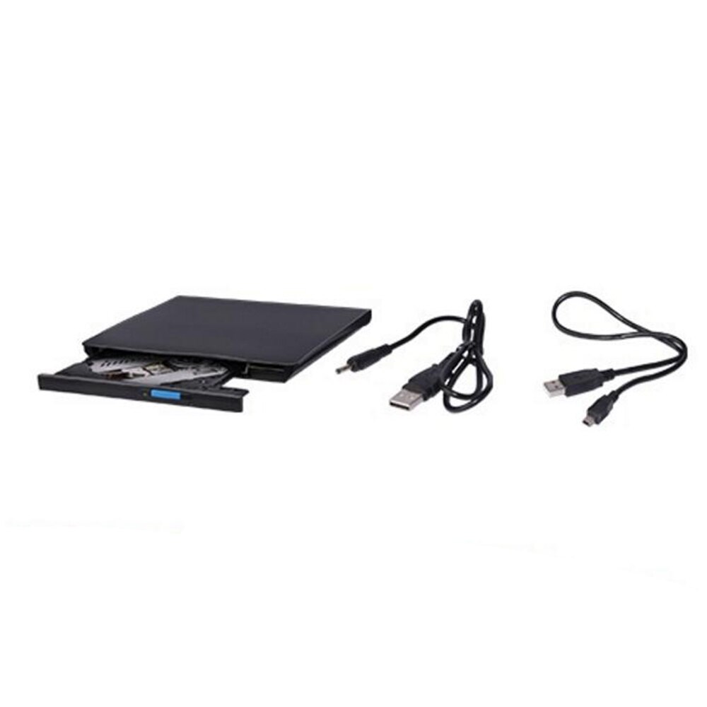 Grabador de DVD con CD-RW/DVD-RW externo, Unidad óptica para tabletas, PC, Mac, portátil, unidad delgada Win 7, 8, 10, USB 2,0