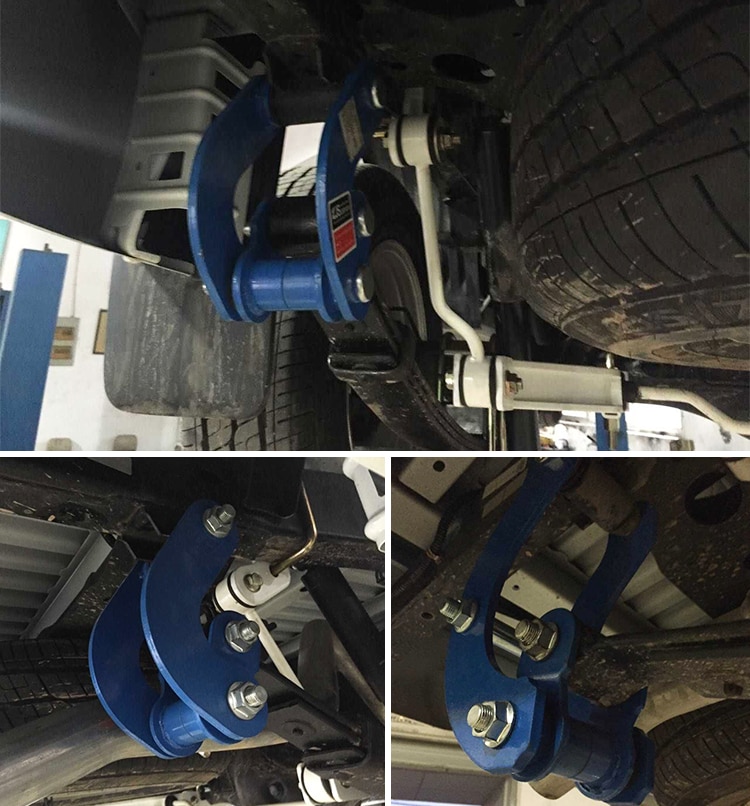 Kit de suspensión trasera, resorte de hoja, doble grilletes para NAVARA D40 Frontier 05-14