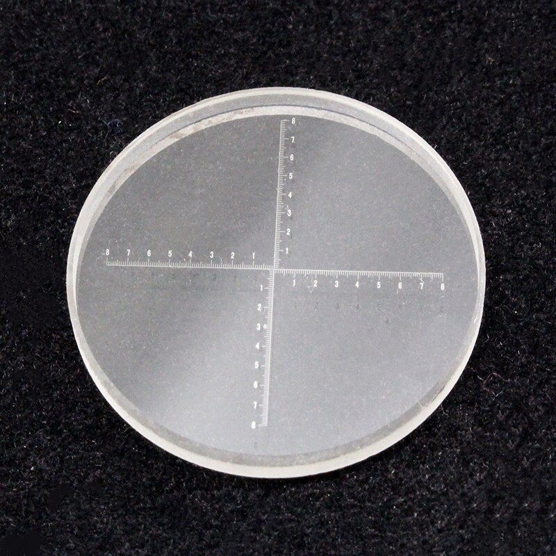 Średnica 20 mm mikrometr okularowy DIV 0.1mm krzyż siatka pomiarowa mikrometr okularowy robić kalibracji mikroskopu