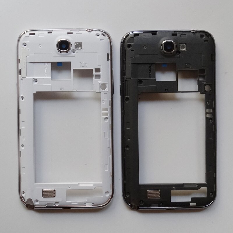 Note2 Mid Midden Frame Volkshuisvesting Reparatie Voor Samsung Galaxy Note 2 II N7100 N7105 Grijs Wit Kleur.