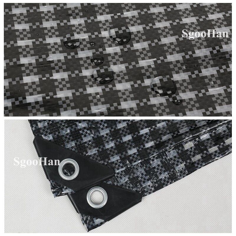 0.32mm pe presenning regntät duk utomhus markis skuggning segel båt lastbil skärmtak mark duk hund husdjur hus vattentät duk