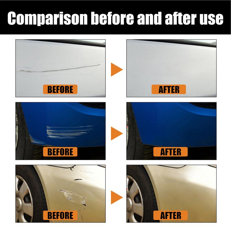 Quick Scratch Eraser Kit Car Scratch Remover Repair Paste Rubbing Compound Car Care Kit Towel & Sponge Included