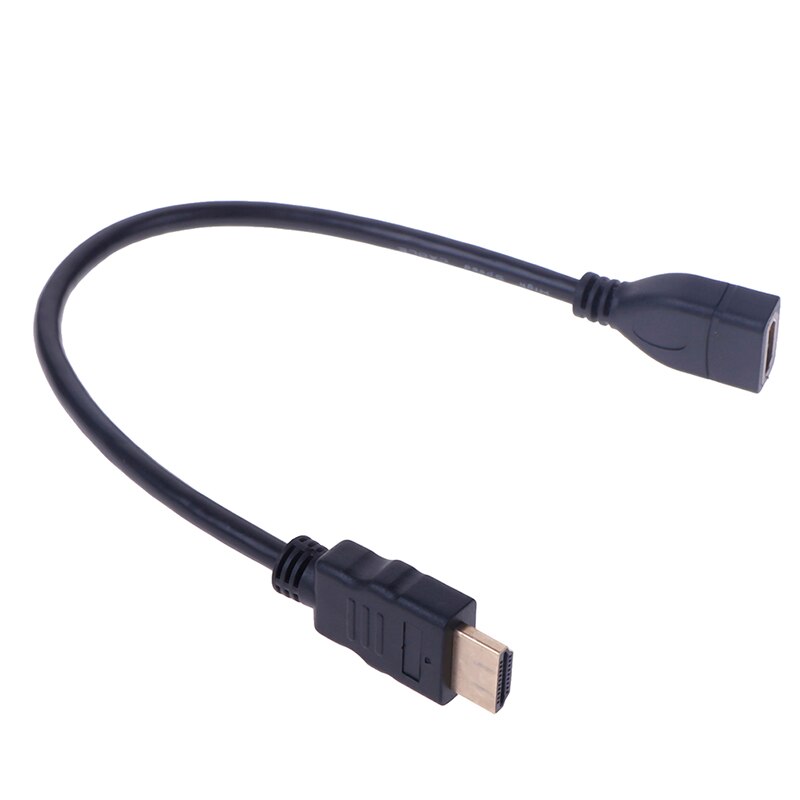 1Pc 15Cm/30Cm Hdmi-Compatibel Man-vrouw Verlengkabel Hdmi-Compatibel protector Extender Cord