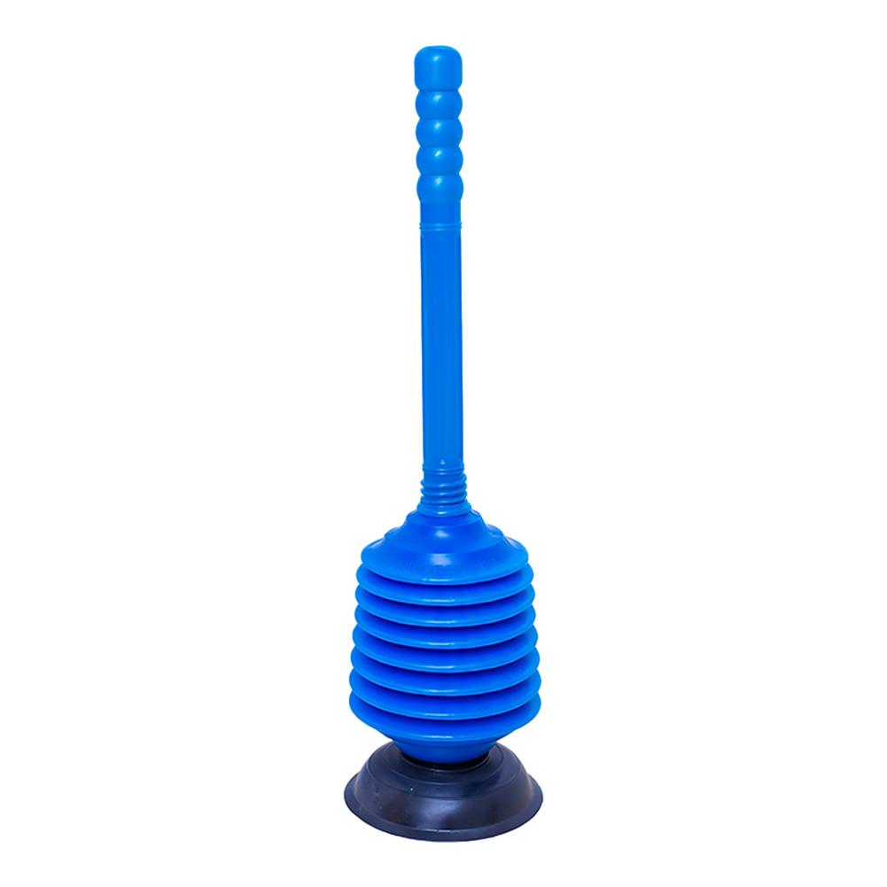 Bellows Accordion Toilet Plunger High Pressure Thrust Plunge Removes Heavy Duty Clogs From Clogged Bathroom Toilets