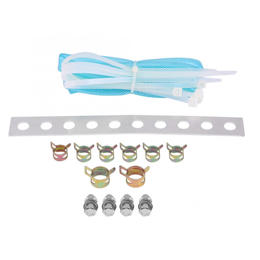 350ml aluminium voiture SUV trop-plein attraper réservoir refroidisseur liquide de refroidissement réservoir Kit universel vase d'expansion argent voiture accessoires