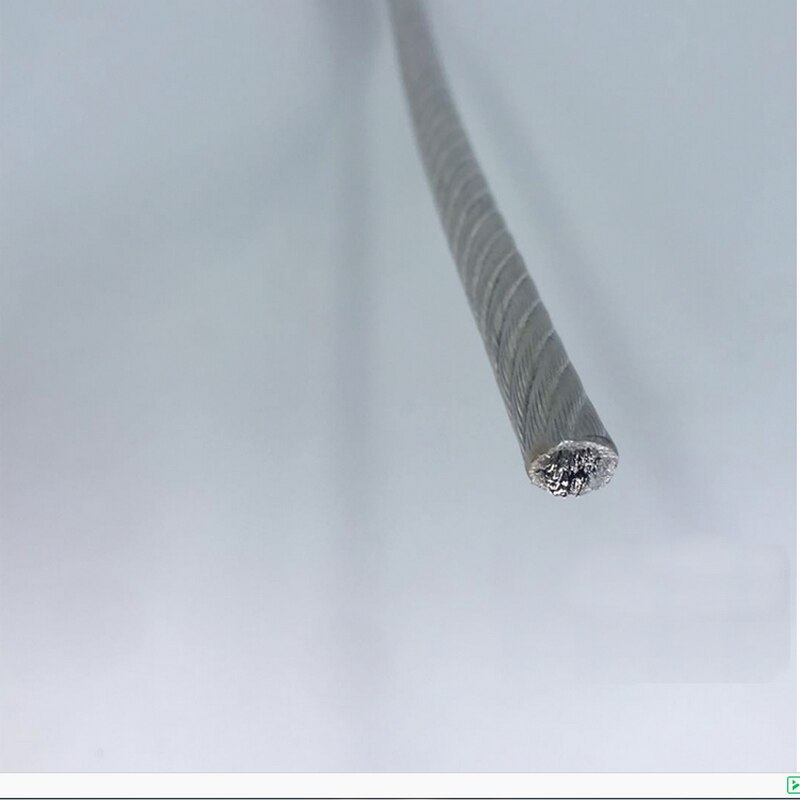HQ BR01 GROßE GRÖßE 6/8/10/12/14/20MM Durchmesser 304 Edelstahl 7X19 Strcture Draht Seil mit PVC Beschichtung Beschichtet Kabel