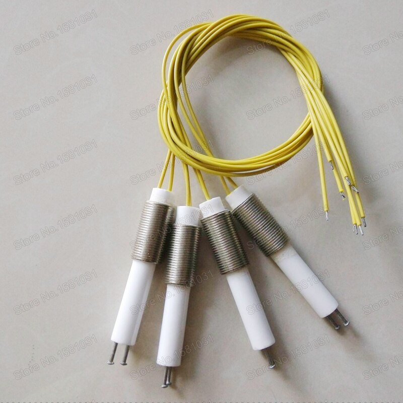 type ceramic electrode with screw side type ceramic fire Rod double neddle electrode