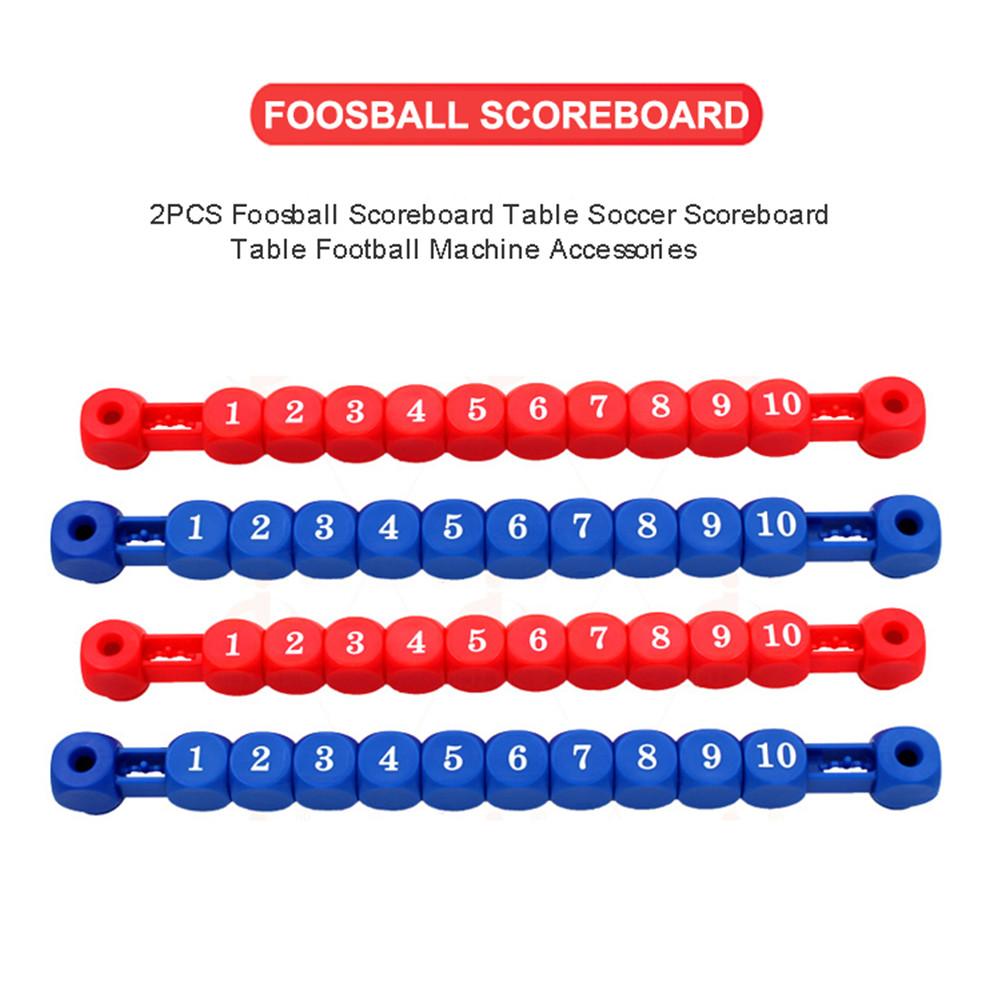 2PCS Tabelle Fußball Anzeigetafel Mini Foosball Anzeigetafel Tisch Fußball Zubehör Familie Geburtstag Party Spielen Schreibtisch Spiel Werkzeug