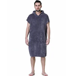 Albornoz cambiante para natación, capa de secado rápido, surf, buceo, Toalla de baño con capucha, capa de playa, a prueba de viento y cálida: 22 #