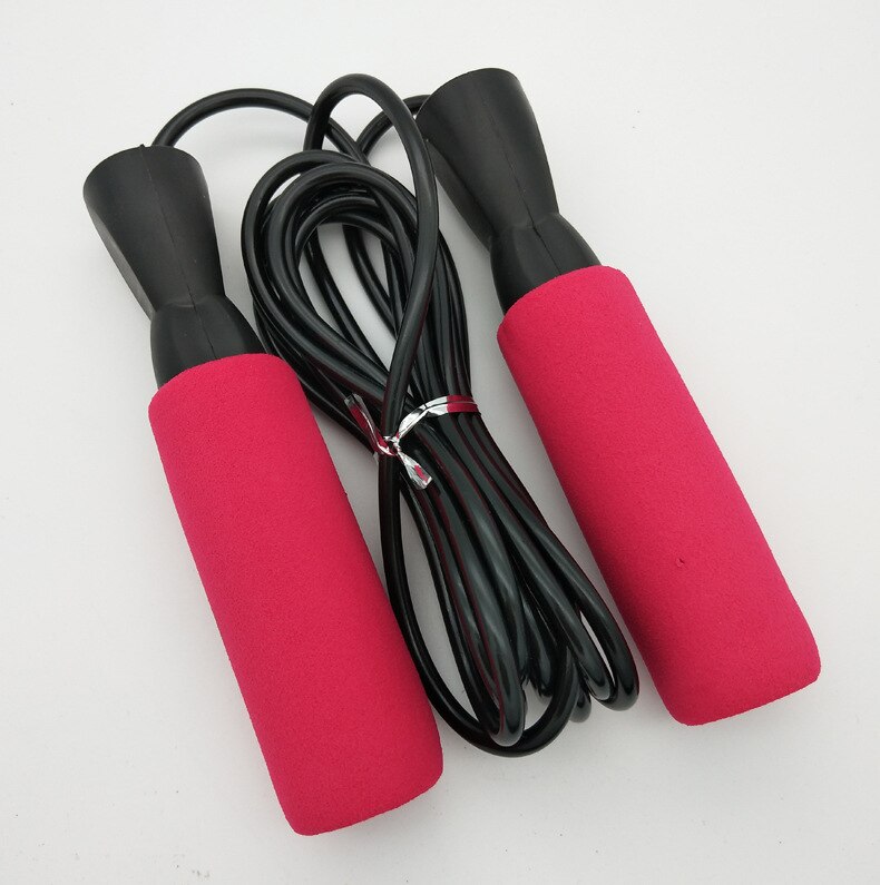 Student Bearing Skip Rope Adjustable Boxing Skipping Sport Jump Ropes Gym Exercise Fitness Equipment Anti-slip Foam: Red
