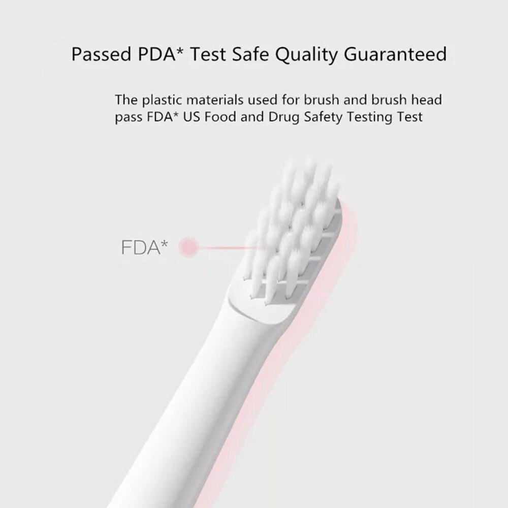 Mijia  t100 sonisk elektrisk tandbørste voksen ultralyd automatisk usb genopladelig vandtæt tandbørste xiaomi original