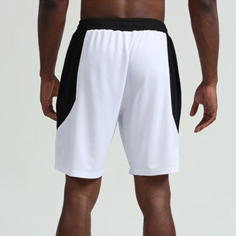 Koord Sport Basketbal Shorts Broek Ademend Sneldrogende Losse Ademend Anti Zweet Running Vijfde Shorts Met Zakken