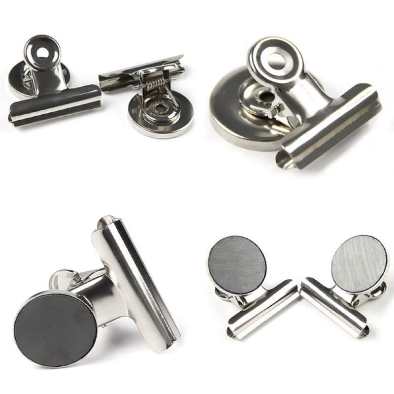 3 Maten Metalen Ronde Koelkast Magnetische Stickers Clips Koelkast Memo Note Bericht Magneet Klem Houder Whiteboard Magneet Gereedschap