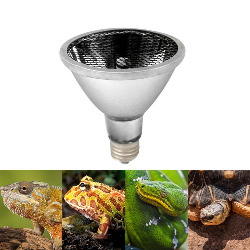 Lampada rettile Lampadina Rapido riscaldamento Rettile Terrario Tartaruga Lucertola Lontano Infrarosso di Riscaldamento A Raggi Infrarossi Della Lampada 220V Caldo Luce di Notte in Ceramica lampadina