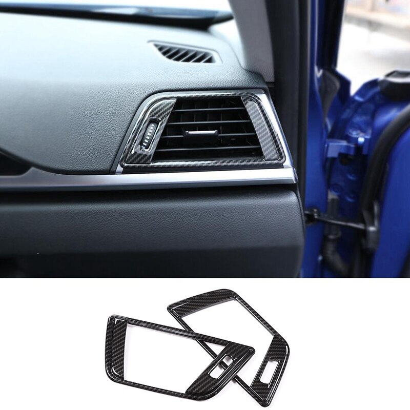 Car Interior Side Air Conditioning Vent AC Outlet Decorative Frame Cover Trims For-BMW 3 Series F30 13-18