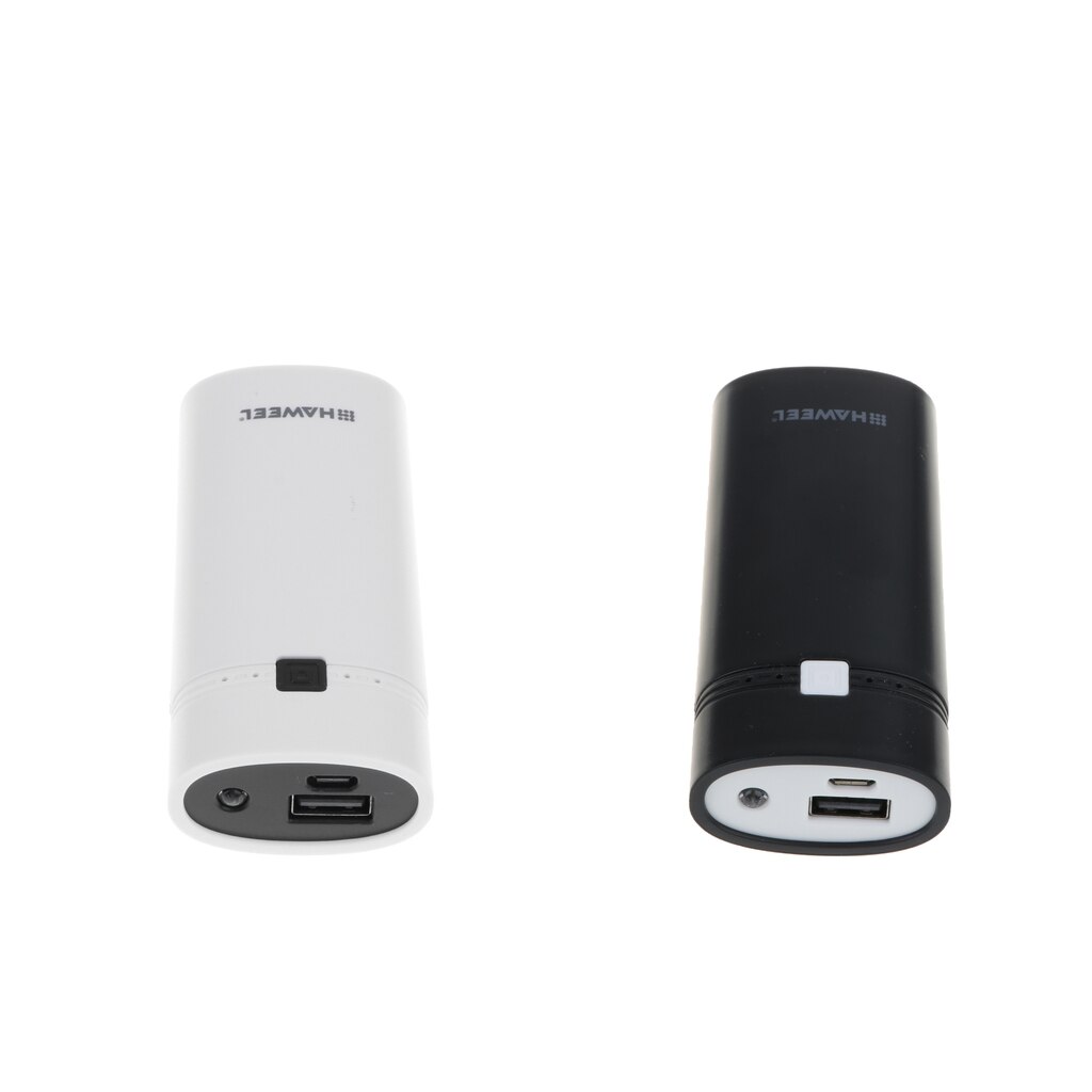 Lovoski 2 imposta USB Accumulatori e caricabatterie di riserva Batteria di Caso Del Caricabatteria FAI DA TE con La Luce del portato per Il Telefono