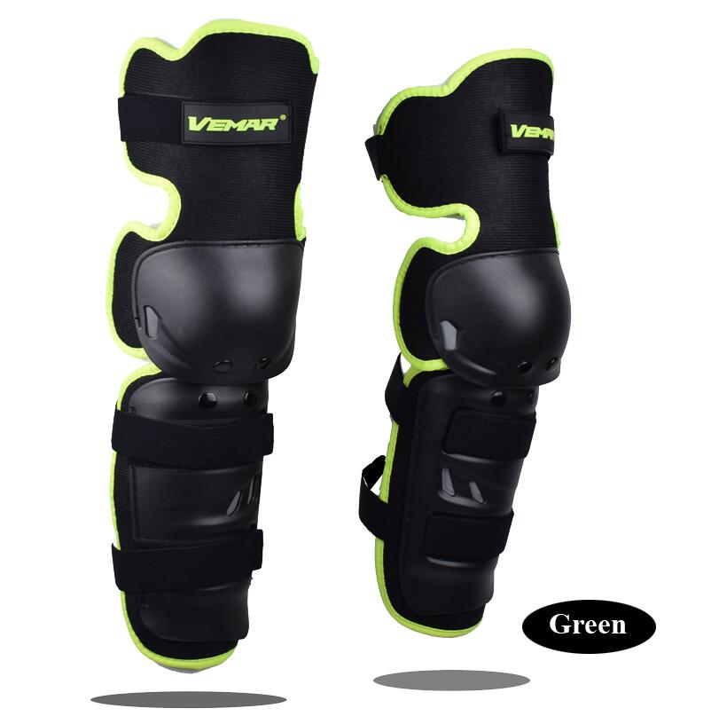 Vemar Warm Reflective Knee Protector Motorcycle kneepad MTB Kneepad Riding Guard MX Cycling Rodilleras Moto Motocross Gear: Green