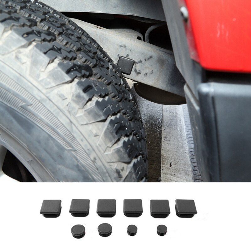 Zaślepki tylnej klapy wtyki spustowe trwałe gumowe zaślepki zestaw robić jeep kowboj JK 2007-2017