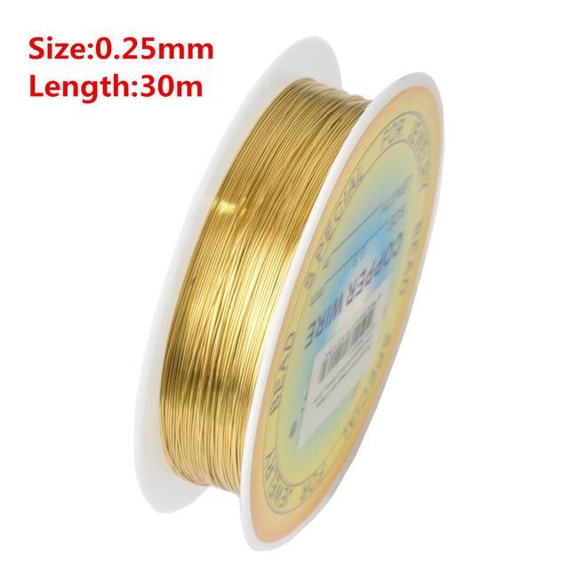 0,2-1mm Gold Silber Überzogene Cord String Gewinde Draht Neue Heiße Hohe Perlen Handwerk Metall seil Fit DIY Schmuck Kennzeichnung