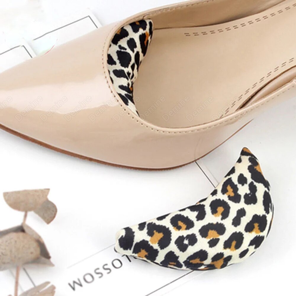 Sponge Forefoot Inserts Pads for Women High Heel Shoes Toe Plug Anti-Slip Shoe Filler Pad Foot Pain Relief Care Cushion Insoles