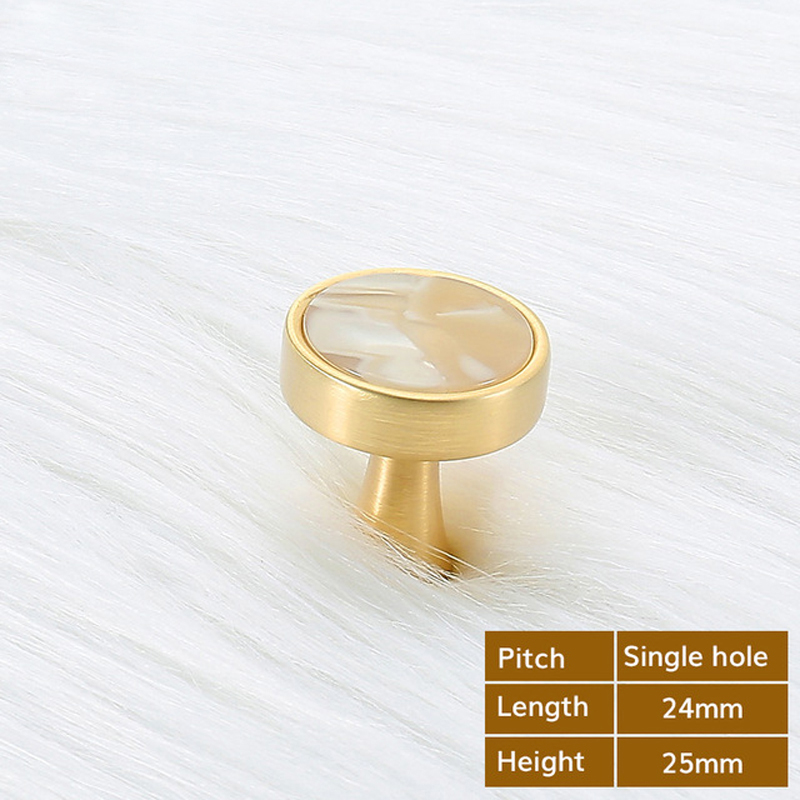 European Door Knobs and Handles for Kitchen Cabinet Zinc Alloy Furniture Handles Marble Vein Gold Drawer Pulls Wall Hanging Hook: 3