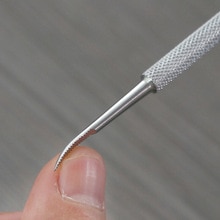 Professionele Ingegroeide Teen Nagel Correctie Lifter Dual-Ended Rvs Vinger Nail Teennagel Cleaner Professionele Tools