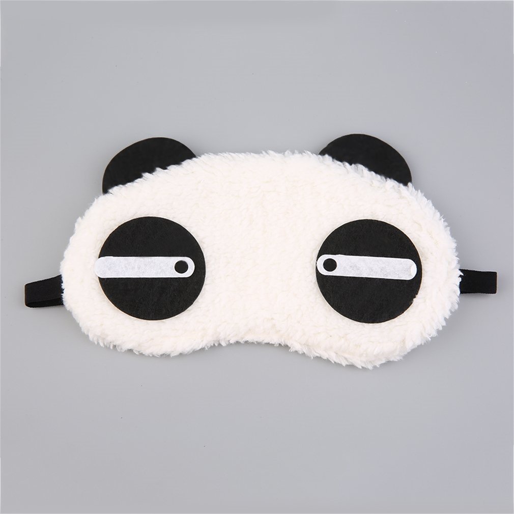 Leuke Panda Slapen Gezicht Eye Mask Blindfold Eyeshade Reizen Slaap Eye Aid Gezondheidszorg: Askant Panda