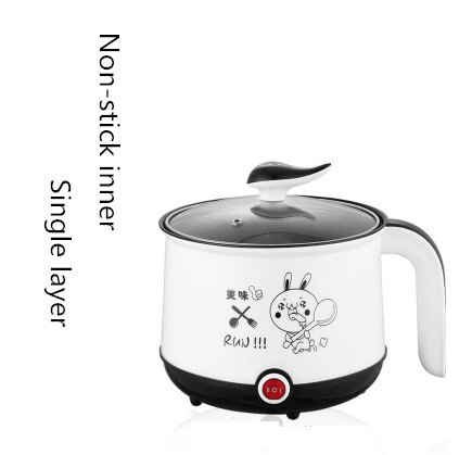 200v husholdnings mini multifunksjons riskoker bærbar liten power non-stick riskoker elektrisk wok riskoker: 1