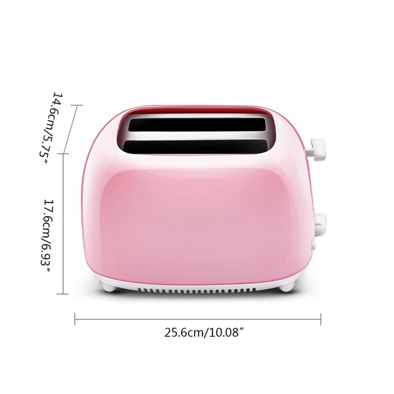 2 Rvs Automatische Broodrooster Quick Brood Keuken Thuis Ontbijt Maker 5 Niveaus