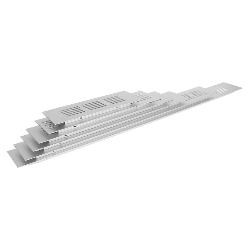 Aluminiumlegering luftventil perforerad plåt ventilationsgaller