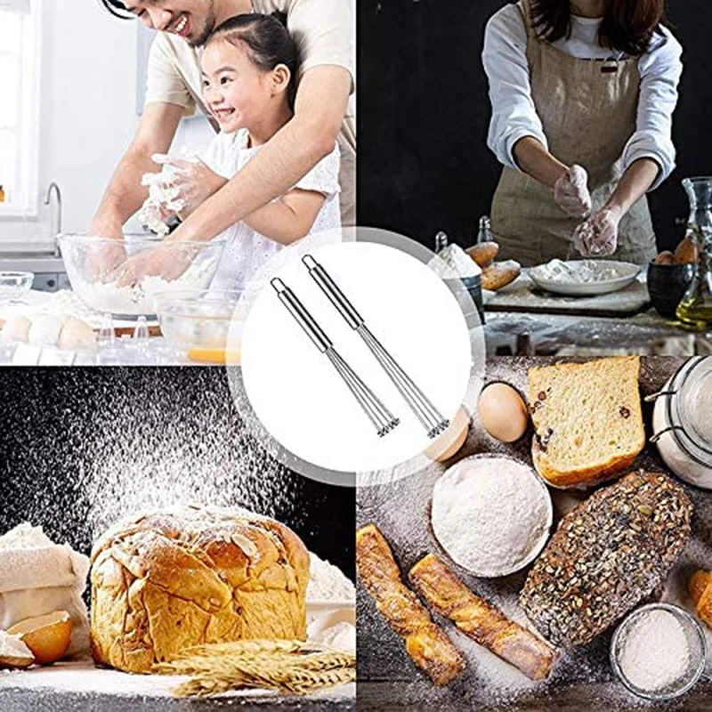 Ensemble de fouets à billes en acier inoxydable, 1 pièce, fouet de cuisine, fouet à œufs en fil pour la cuisson, mélange, battage, agitation, outil de cuisson des œufs