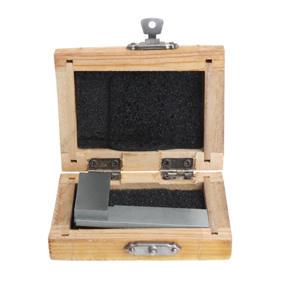 ANENG Angle Ruler Gauge 63x40mm 90 degree Grade 1 Stainless Steel Ruler Gauge Measurer