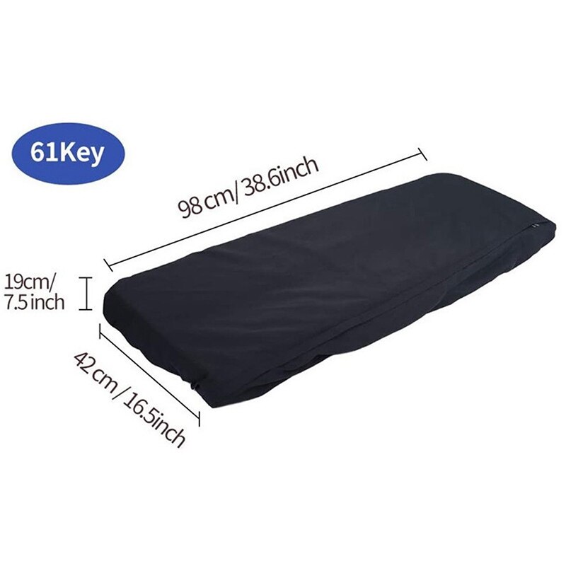 Waterproof Electronic Digital Piano Cover Dustproof Durable for 61 Key Dirt-Proof Protector Piano Covers on Stage